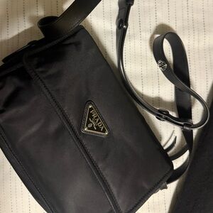 Prada Bag: Traveller Small Padded Re-Nylon Shoulder & Crossbody Bag